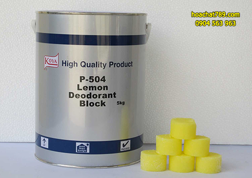 Lemon Deodorant Block hóa chất xử lí mùi hôi do vi khuẩn và cặn 